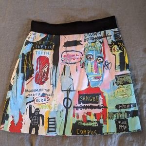 Alice and Olivia size 4 skirt Basquiat